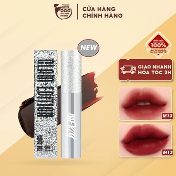 [M13 GLam Vỏ Bạc] Son Kem Lì Merzy Hàn Quốc Mịn Mướt Noir In The Mellow Tint 4g ThegioiSkinfood