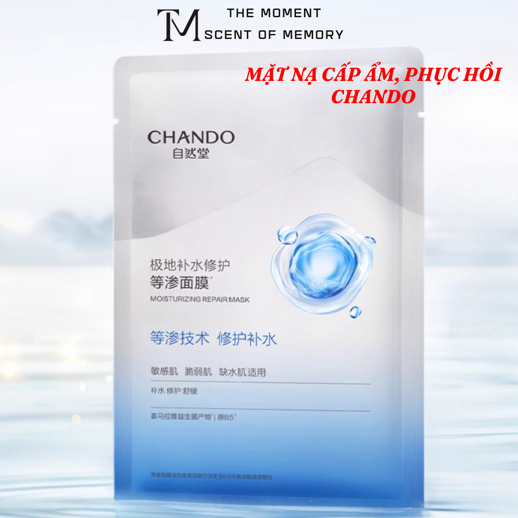 Mặt nạ Chando cấp ẩm sâu, phục hồi da Probiotic+B5 mặt nạ dưỡng ẩm làm ...
