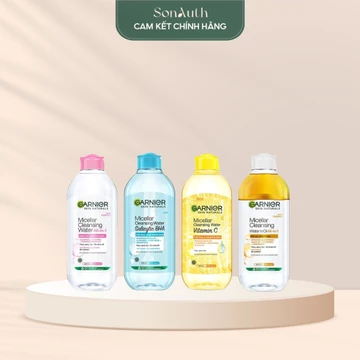 [NHẬP KHẨU] Nước tẩy trang sạch sâu dịu nhẹ Garnier Skin Naturals Micellar Cleansing Water