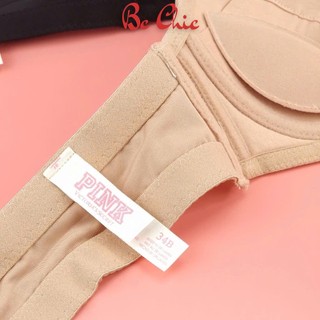 Áo cup ngực PINK có gọng, không dây HÀNG CAO CẤP (TẶNG kèm 1 ĐÔI mút độn) A 8929 BC_CHIC LINGERIE