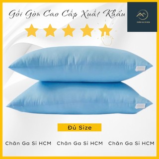 💯NẰM ÊM ÁI💯 Gối Gòn Hơi Premium Đủ Size Cho Người Lớn, Gối Gòn Nằm Ôm Có Khóa Kéo Mềm Êm, Thoáng Khí