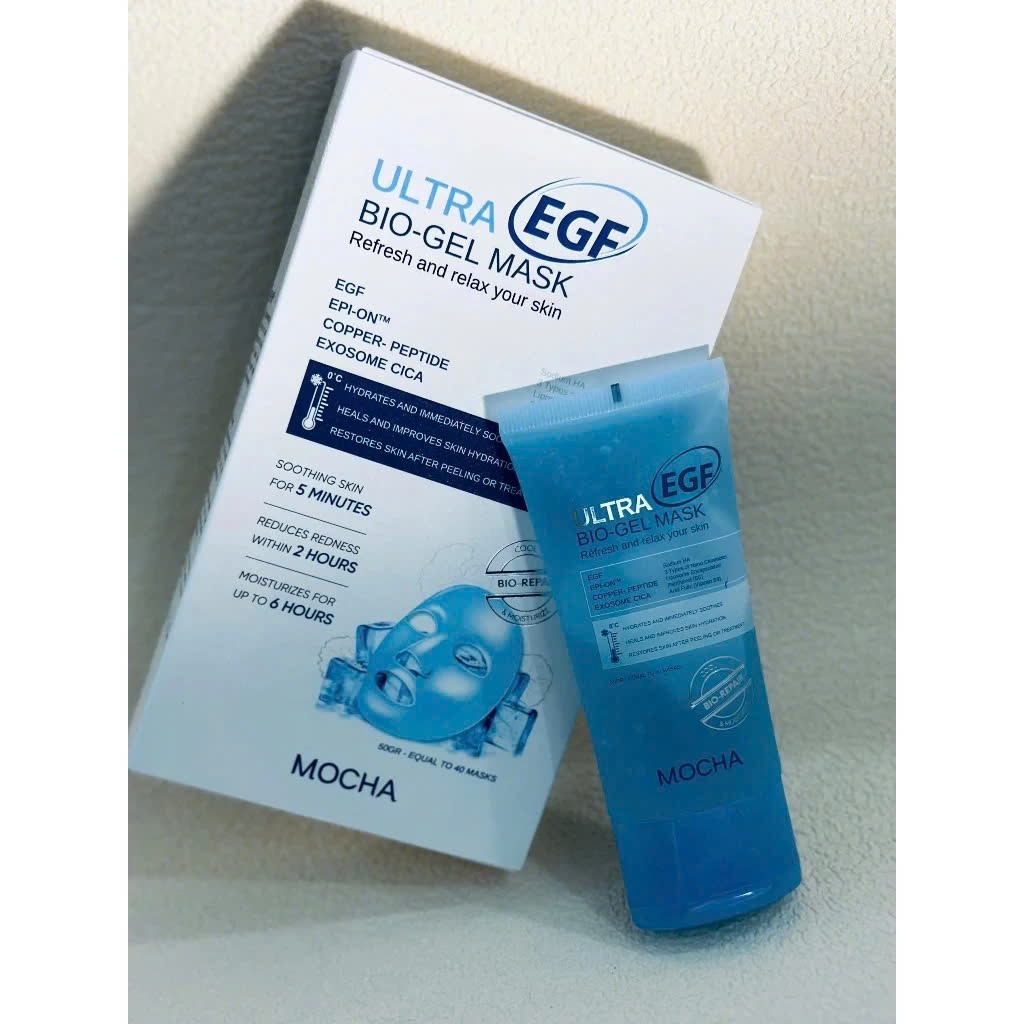 Ảnh Mặt Nạ Gel Lạnh Siêu Phục Hồi Ultra EGF Bio - Gel Mask MOCHA , Làm Dịu Và Cấp Ẩm Chuyên Sâu Cho Da Tổn Thương 50g 3