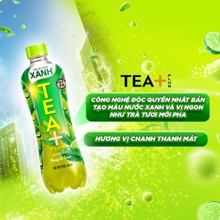 [SALE 15.7] Thùng 12 Chai Trà Ô Long Xanh Tea+ (1L/chai)