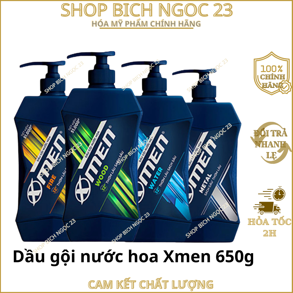 Dầu gội nước hoa Xmen 650g