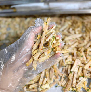 THUYTIENFOOD Khoai Môn Sấy Vị Hành 200gr – Snack Giòn Tan – Ăn Vặt Ngon – Không Phẩm Màu