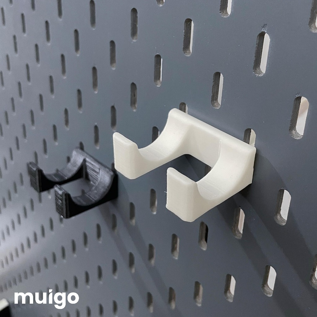 Móc đỡ chuột PC cho bảng pegboard lỗ dọc so le | Phụ Kiện Pegboard Đa Năng