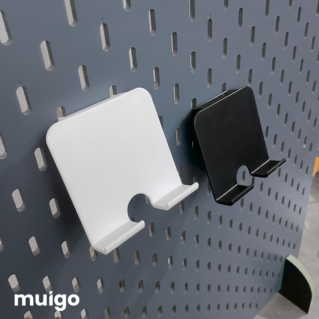Giá đỡ đa năng, đỡ điện thoại, ipad cho bảng Pegboard Lỗ Dọc | Phụ Kiện Pegboard Đa Năng