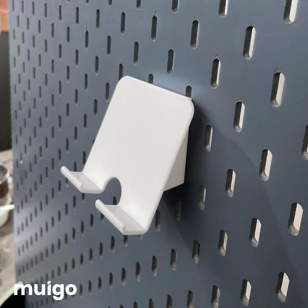 Giá đỡ đa năng, đỡ điện thoại, ipad cho bảng Pegboard Lỗ Dọc | Phụ Kiện Pegboard Đa Năng