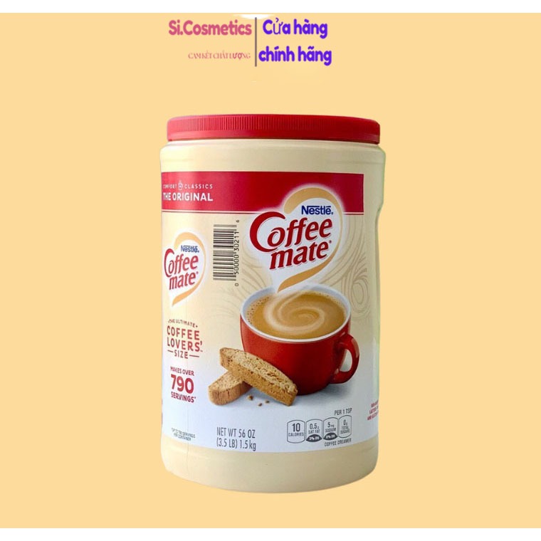 BỘT KEM PHA CÀ PHÊ NESTLE COFFEE MATE ORIGINAL 1.5KG MỸ