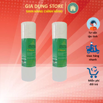 [Combo] 2 Chiếc Lõi Lọc Nước Số 1 Dành Cho Máy Lọc Nước Gia Đình (Lõi Bông Nén)