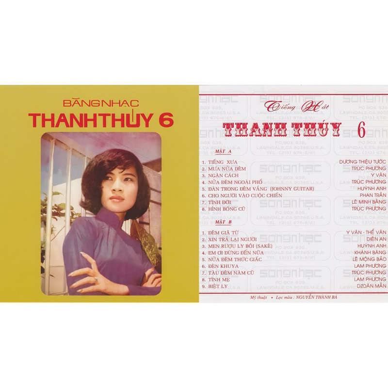 Băng Cassette Thanh Thuý ( Thu Âm Trước 75)