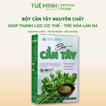 Bột cần tây nguyên chất Tuệ Minh bột cần tây sấy lạnh hỗ trợ giảm cân làm đẹp da 50g