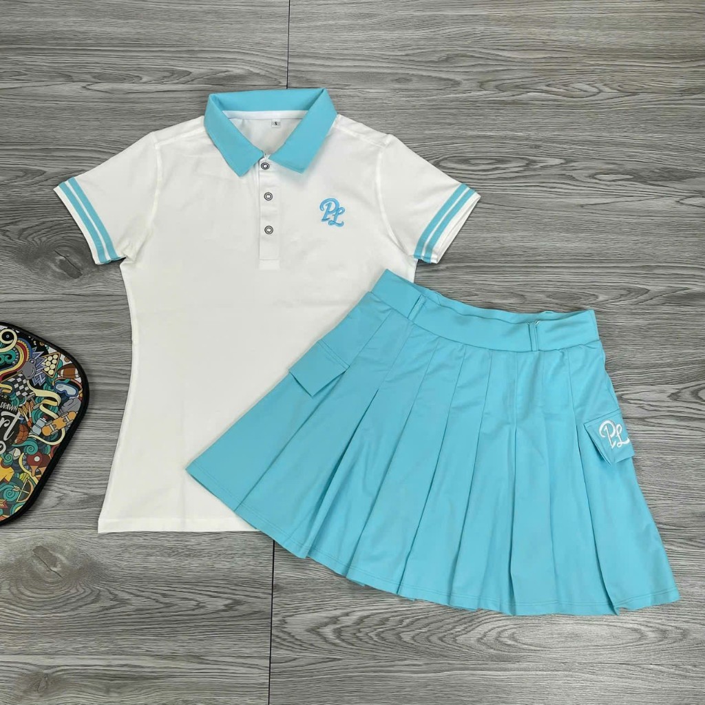 Bộ thể thao nữ, Bộ váy áo PL chơi Pickleball, Tennis, Golf, cầu lông.... Hàng SG  Cao cấp