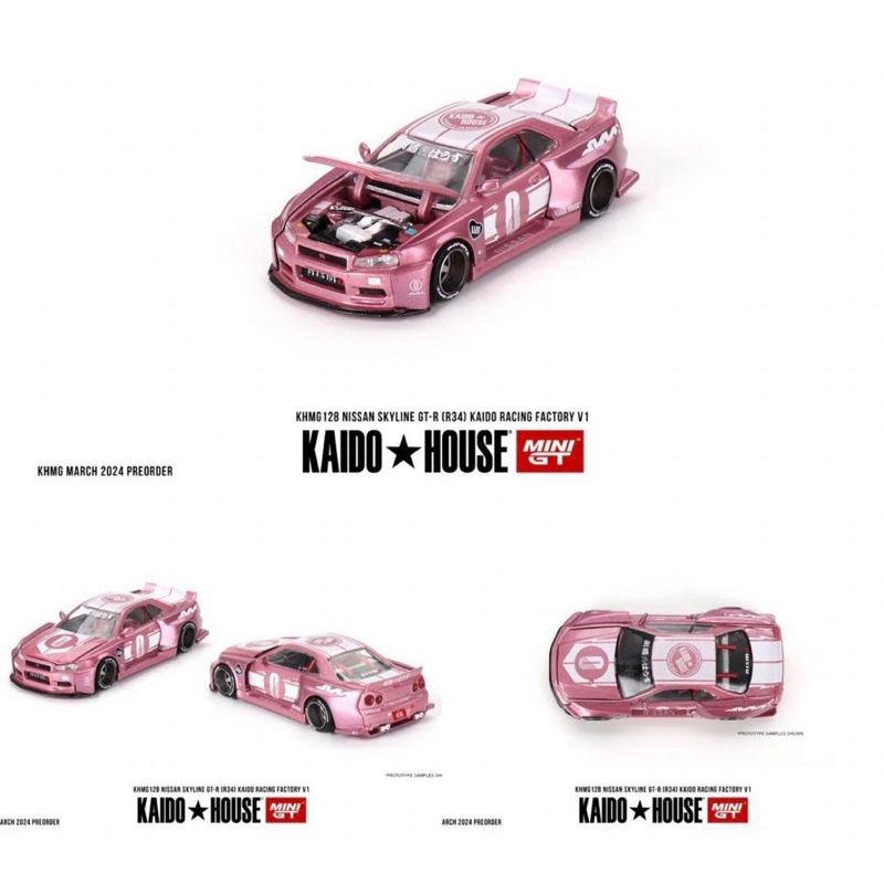 MINI GT X Kaido House Nissan GT-R R34 – 1/64 Scale Diecast Model
