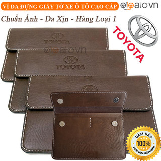 Ví đựng giấy tờ đăng kiểm xe ô tô Toyota Da - OTOALO