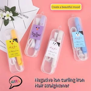 Máy Ép Tóc,máy kẹp tóc sóng, Máy kẹp dùng hàn miệng túi mù ,túi kẹo, máy hàn mini Hình Thú -giao màu ngẫu nhiên