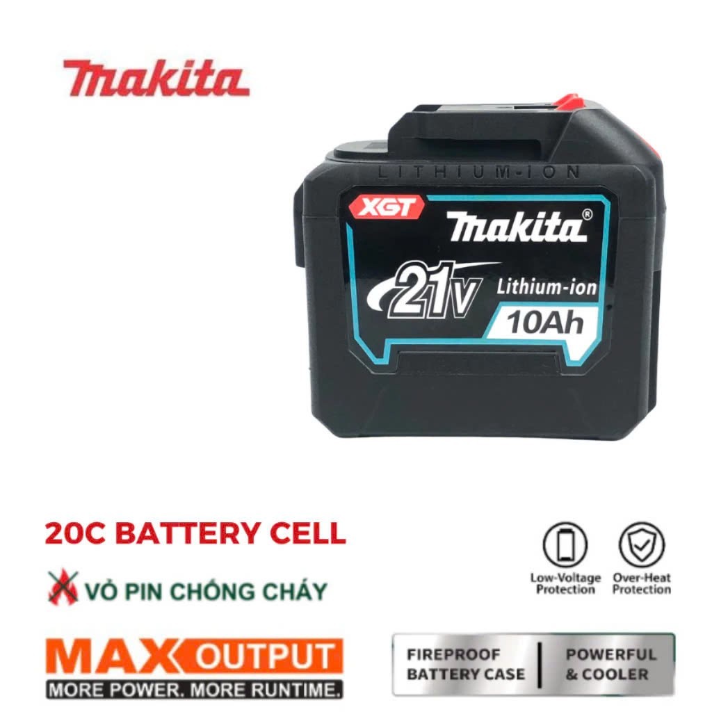 Pin 20 Cell Makita 21v Chân Pin Phổ Thông M21 Có Đèn Báo Pin Dòng Xả ...