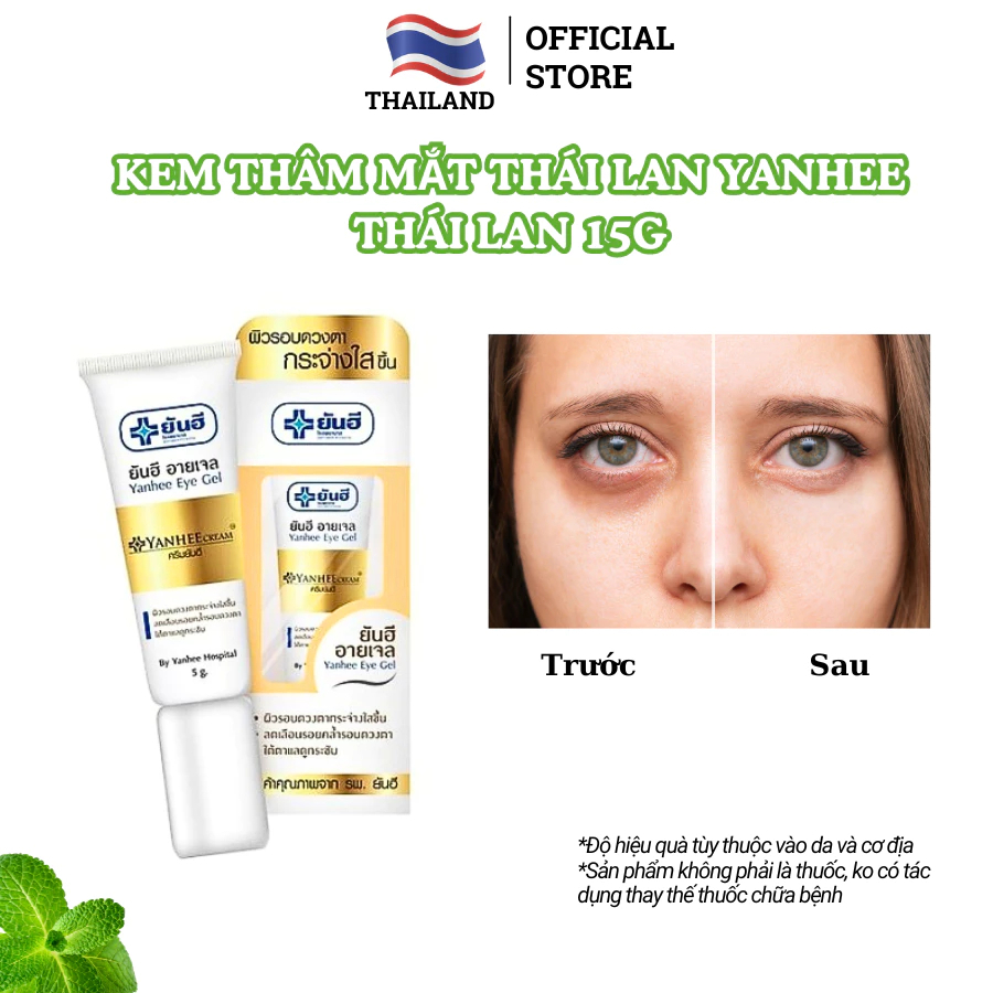 Kem thoa thâm quầng mắt Yanhee Thái Lan, kem dưỡng mắt quầng thâm bọng mắt 15gr