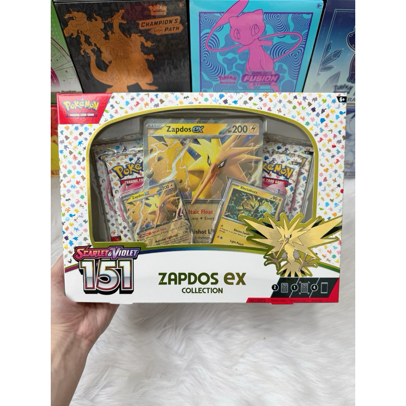 Pokemon TCG Scarlet & Violet 151 Collection - Zapdos ex main image 1