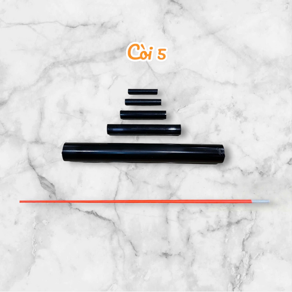 ống sáo nhựa AbS cao cấp còi 5 d17-d60 siêu nhẹ chống đâm bổ tặng kèm cọc