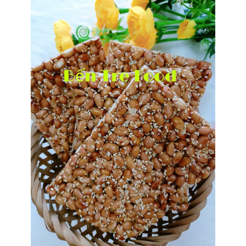 Kẹo đậu phộng  bánh phồng  Bến Tre giòn béo thơm mè ít đường