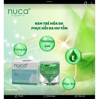 Kem Mặt NUCA Organic 20g Có 5 Công dụng Cho Khách Lựa Chọn hoàn hảo