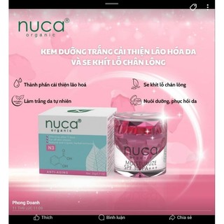 Kem Mặt NUCA Organic 20g Có 5 Công dụng Cho Khách Lựa Chọn hoàn hảo