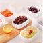 hộp đựng thức ăn để tủ lạnh Màu Trắng 11x8x4cm có nắp đậy kín đáo tiện lợi