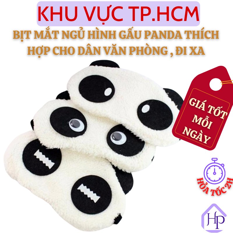 Miếng Bịt Mắt Ngủ Hình Gấu Panda Với Nhiều Sắc Thái Biểu Cảm Ngộ Nghĩnh ...
