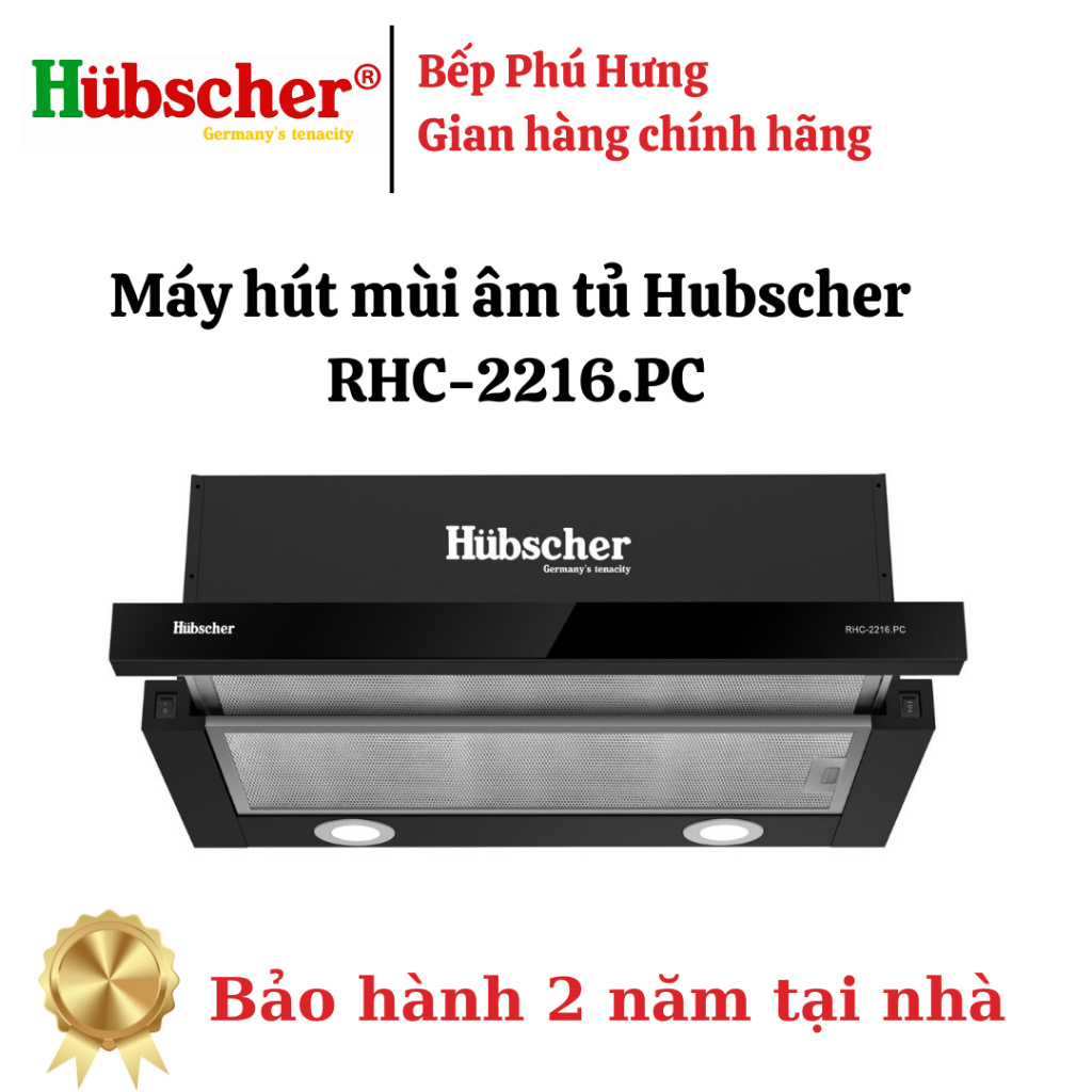 Máy hút mùi âm tủ cao cấp Hubscher RHC-2216PC - kích thước ngang 70cm ...