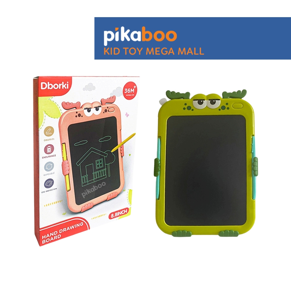 Ảnh Bảng vẽ điện tử tự xóa thông minh LCD cao cấp Pikaboo giúp cho bé tập vẽ và viết, chất liệu an toàn 1