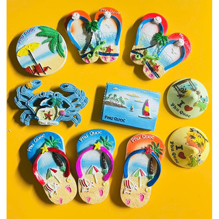 Magnet Phú Quốc Poly vẽ handmade lưu niệm