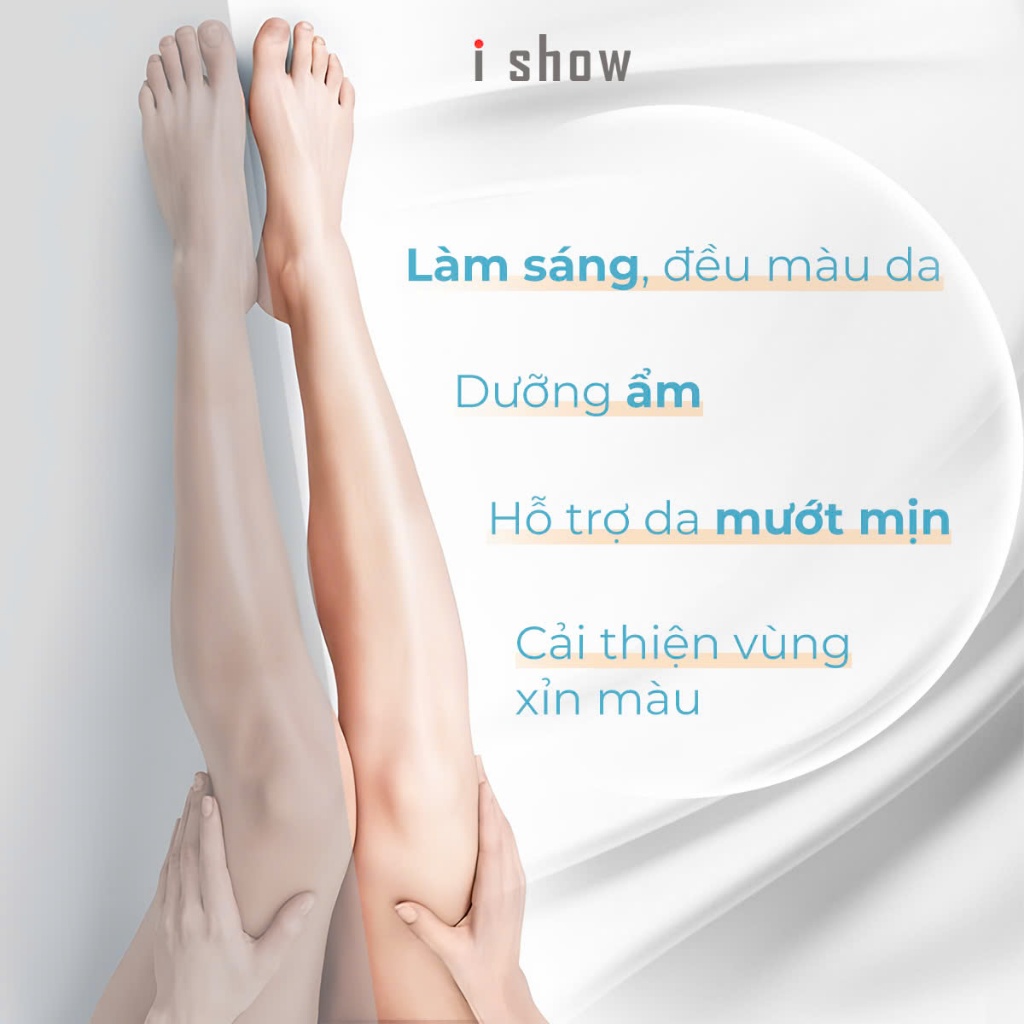 Ảnh Sữa Tắm Dưỡng Trắng I SHOW Cấp Ẩm Mịn Màng Làm Săn Chắc Làn Da -  iShow White Skin Shower Gel 500ml 2
