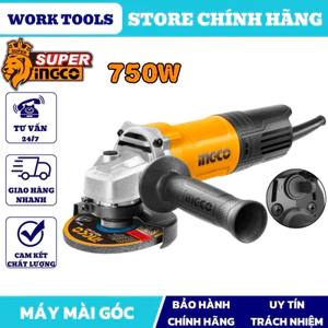 INGCO Máy mài góc đĩa mài 1 tấc / 100mm cs 710W / 750W AG750282 & AG71182