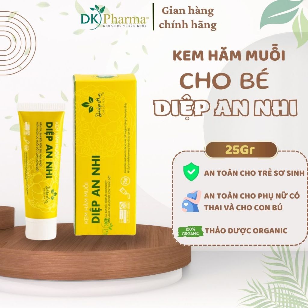 Kem Hăm Muỗi Diệp An Nhi 25g – Làm Dịu Rôm Sảy, Mụn Nhọt, Hăm Da, Ban Đỏ, Mẩn Ngứa Do Muỗi, Côn Trùng Đốt | Shopee Việt Nam