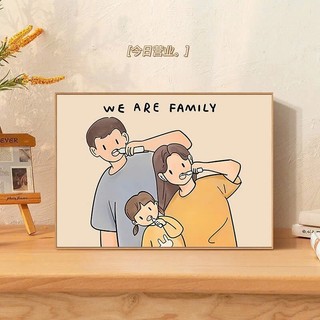 Tranh Gia ĐÌnh Ngộ Nghĩnh Vui Nhộn Canvas NEW942 - Tranh Trang Trí Phòng Ngủ, Phòng Khách, Làm Quà Tặng...
