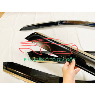 Vè che mưa xe Toyota Yaris Cross 2023 - 2025 Chỉ INOX cao cấp, dày dặn, sáng bóng