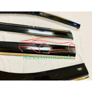 Vè che mưa xe Toyota Yaris Cross 2023 - 2025 Chỉ INOX cao cấp, dày dặn, sáng bóng