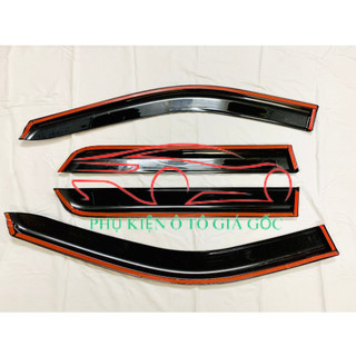 Vè che mưa xe Toyota Yaris Cross 2023 - 2025 Chỉ INOX cao cấp, dày dặn, sáng bóng