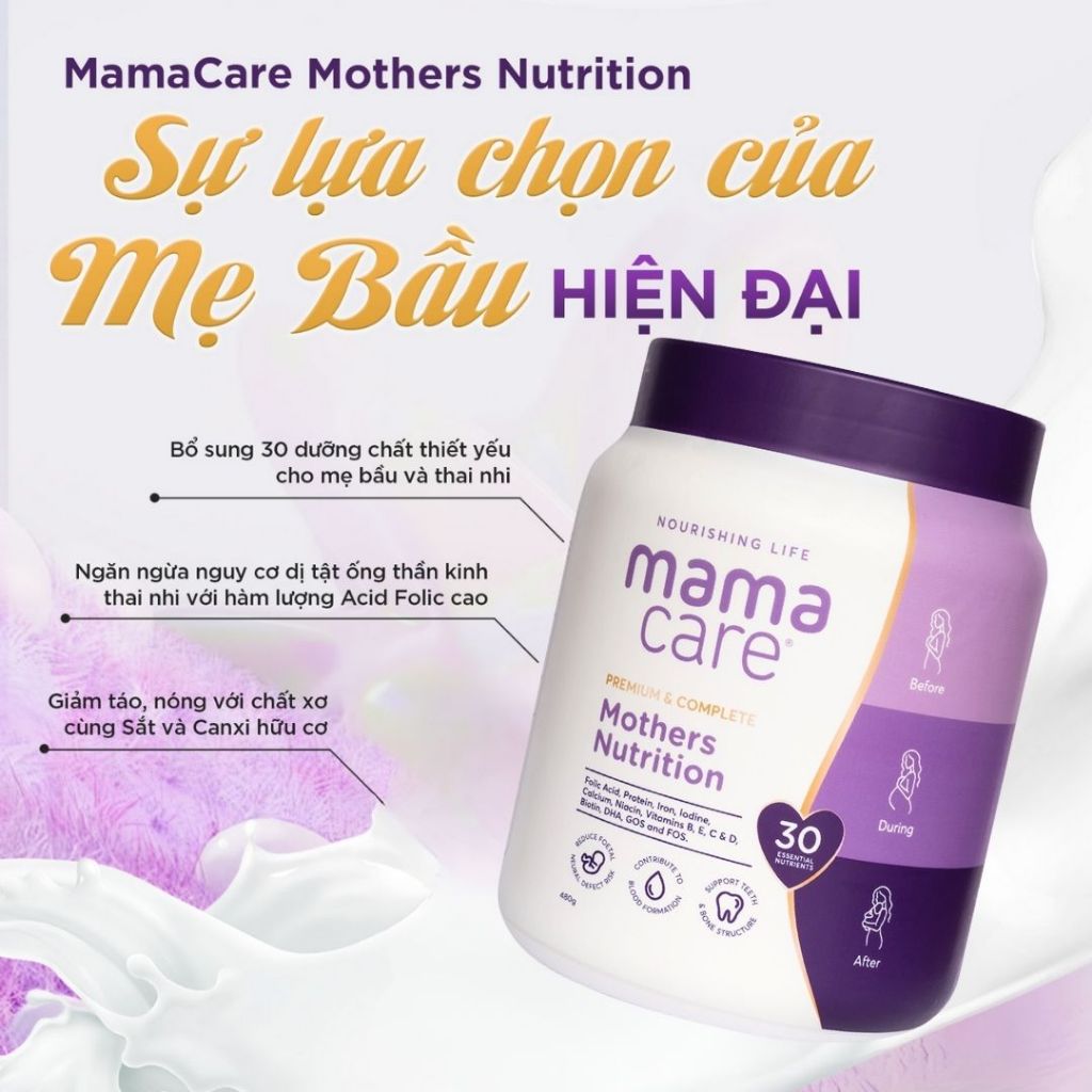 Ảnh Sữa Bầu Mama Care - Sữa Bổ Sung Dinh Dưỡng Cho Mẹ Bầu - Lợi Sữa Cho Mẹ Sau Sinh 4