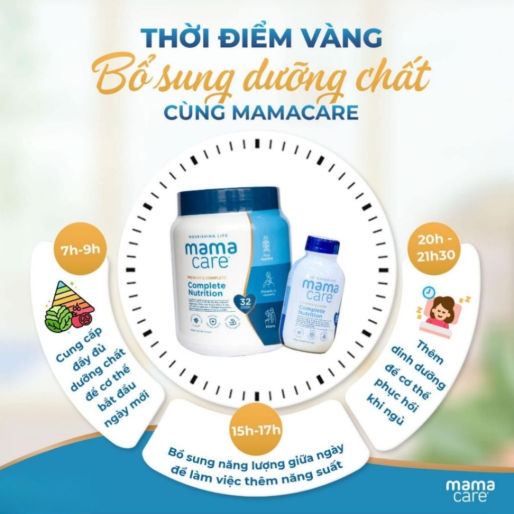 Ảnh Sữa Dinh Dưỡng Tăng Đề Kháng Cho Người Lớn Mama Care - Sữa Tăng Cân Cho Người Gầy- Sữa Bột Phục Hồi Sức Khỏe 4