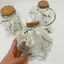 Combo lọ ước 380ml kèm ruy băng và giấy gấp sao dạ quang phản quang ánh sáng trong bóng tối