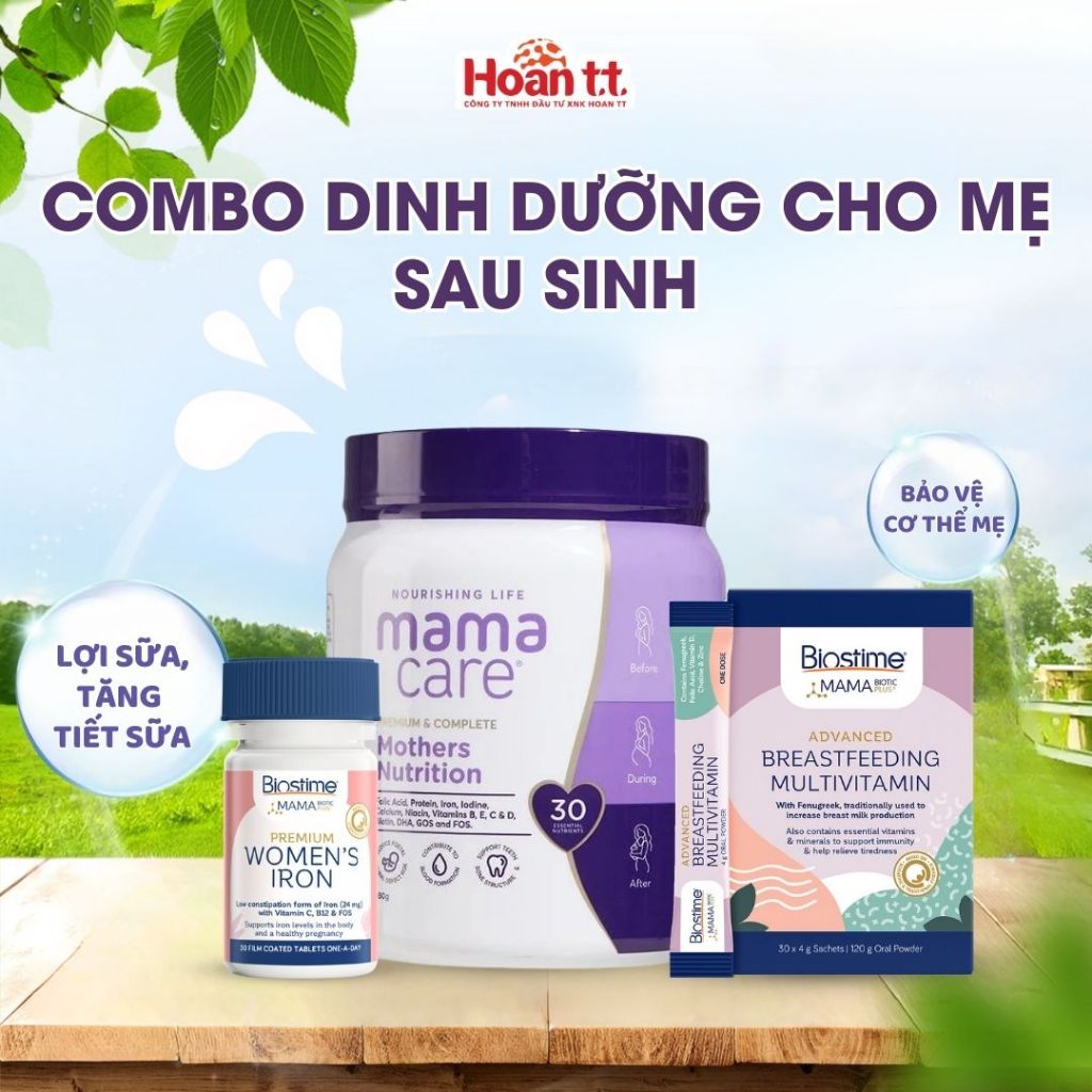 Ảnh Combo Dinh Dưỡng Cho Mẹ Sau Sinh - Sữa Dinh Dưỡng, Vitamịn Và Sắt Cho Mẹ Giúp Ngừa Thiếu Máu Và Thiếu Chất 1