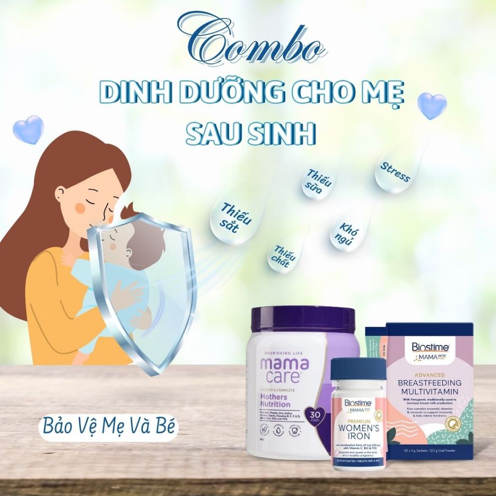 Ảnh Combo Dinh Dưỡng Cho Mẹ Sau Sinh - Sữa Dinh Dưỡng, Vitamịn Và Sắt Cho Mẹ Giúp Ngừa Thiếu Máu Và Thiếu Chất 2