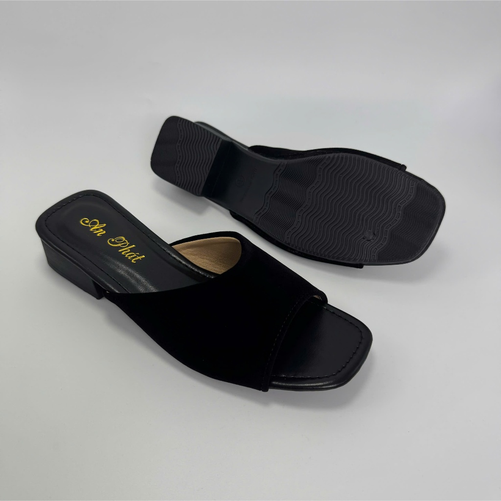 Dép nhung nữ cao cấp mã DN49- Dép nhung trung tuổi
