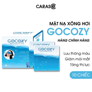 Miếng Chườm Ấm Mắt Tiêu Chuẩn 40 độ GOCOZY Giúp Giảm Mỏi, Khô Và Thư Giãn Mắt, Hộp 10 miếng - CARASE