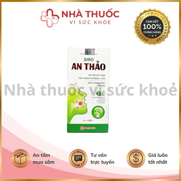 ✅[Chính Hãng] Siro Thảo Dược An Thảo Hỗ Trợ Giảm Nhiệt Miệng, Thanh Nhiệt, Giải Độc Cho Trẻ Từ 3 Tuổi Và Người Lớn
