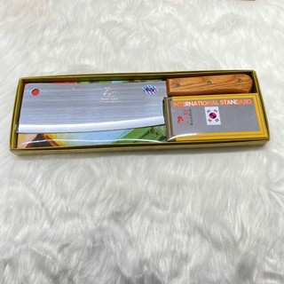 Combo 3 Dao Chặt King Fish Hàn Quốc Dùng Để Chặt Xương, Thịt, Cá, Chế Biến Món Ăn