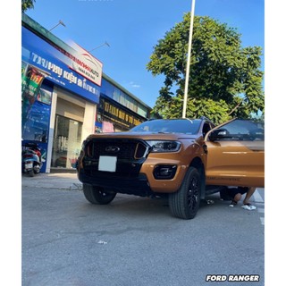 Bộ Dán Chống Xước Tapli Cửa Xe Ford Ranger( RAPTO) - Viền Vân Da Carbon Cao Cấp