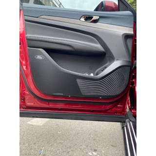 Bộ Dán Chống Xước Tapli Cửa Xe Ford Territory - Viền Vân Da Carbon Cao Cấp( tặng 1 bộ gương cầu lồi)